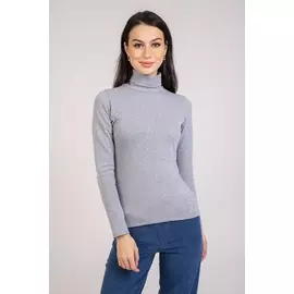 Водолазка трикотажная Иветта (серая)
