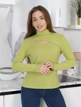 Водолазка трикотажная Марсель (салатовая)