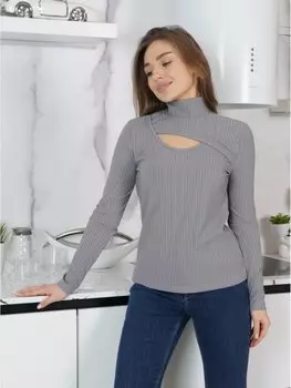 Водолазка трикотажная Марсель (серая)