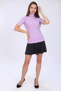 Водолазка трикотажная Рамида (сиреневая)