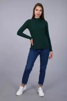 Водолазка трикотажная Рута (изумрудная)
