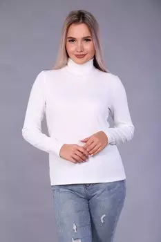 Водолазка трикотажная Шерри (белая)