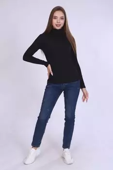 Водолазка трикотажная Тасия (черная) рр