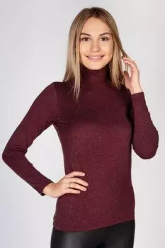 Водолазка вискозная Энни (бордовая) рр