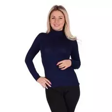 Водолазка вискозная Николета (темно-синяя)