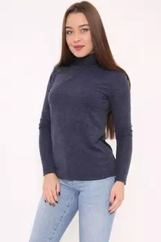 Водолазка вискозная Премиум (темно-синяя)