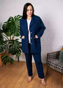 Жакет трикотажный Алиссия (синий)