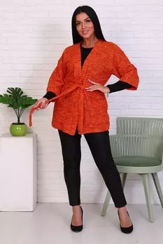 Жакет трикотажный Беловодье (оранжевый)