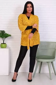 Жакет трикотажный Беловодье (желтый)