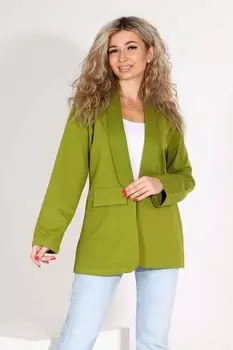 Жакет трикотажный Фиона (фисташковый)