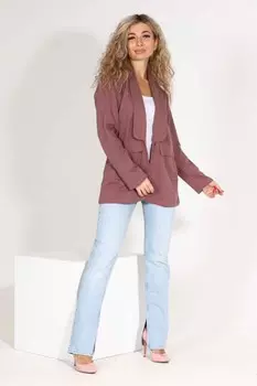 Жакет трикотажный Фиона (сливовый)