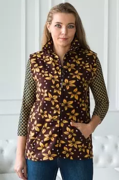 Жилет флисовый Ирэна (коричневый)