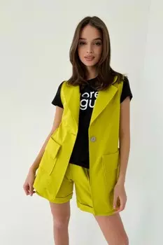 Жилет трикотажный Августа (желтый)