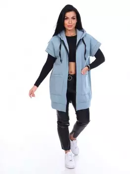 Жилет трикотажный Эллинор (голубой)