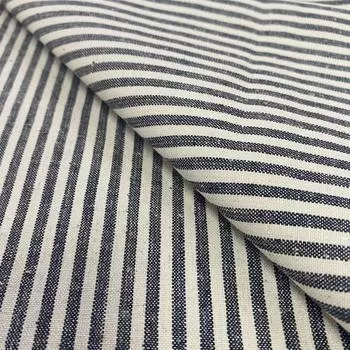 0005 Лен Полосатый Полосатый Обычная Для Конопли Идеально Для Поделок [HEMP SHOW] Хлопок, Окрашенная пряжа Узор, Ткань, Одежда, Толщина, Поделок, Ткань,