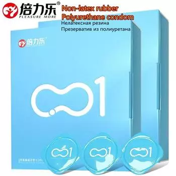 001 Полиуретановые презервативы, 6 шт. Невидимые ультратонкие презервативы со смазкой M