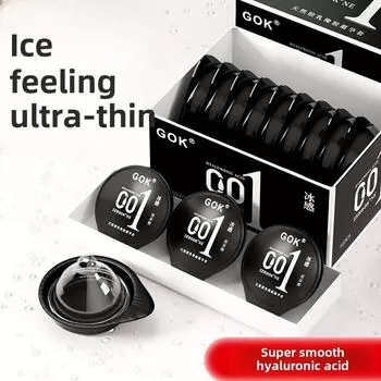 001 Презерватив с гиалуроновой кислотой Ice Fire Super Moisture Fast Condom Взрослые эротические подсчеты секс-товары Ice Sense 10pcs