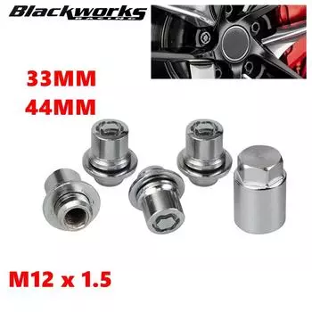 00276-00901 00276-00900 33MM/44MM Wheel Lock Lug Nuts Set M12 x 1.5 Replace For Toyota Corolla Tacoma Lexus GS300 GS430 GX460 M12x1.5