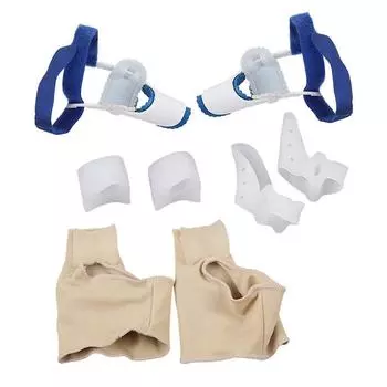 006 Уход за пальцами ног Четырехкомпонентная регулировка вальгусной деформации большого пальца стопы Разделение костей стопы Ортопедическая регулировочная прокладка