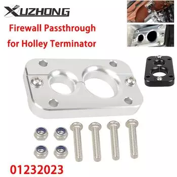 01232025 Eliminates Gromet in Fire Wall Compatible for Holley Terminator X Max Firewall Pass Through for Wiring Harness серебряный