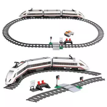 02010 Строительные блоки серии City Cargo Train с дистанционным управлением двигателем