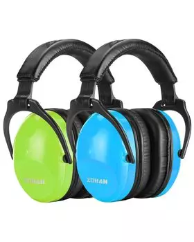 030 Звуконепроницаемые детские наушники с шумоподавлением и [ZOHAN] для детей (Цвет морской волны)