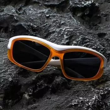 04024 Future Technology Sense Modern Removable Sunglasses Y2K Cycling Sunglasses