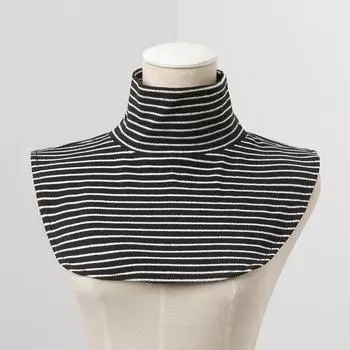 077 Немецкий бархатный полосатый нижний поддельный воротник анти-световой артефакт поддельный воротник иностранный газ теплый