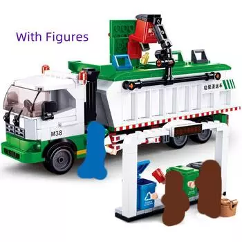 0780 Классификация мусоровоза Санитарный грузовик Мелкие частицы Собранные строительные блоки Игрушки Подарки