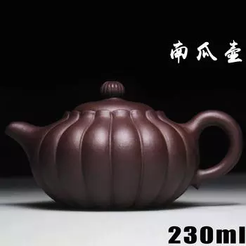 088 горшок с кончиками хризантем, аутентичный исинский чайник, знаменитый чайник ручной работы, старый фиолетовый глиняный горшок с рудой see chart