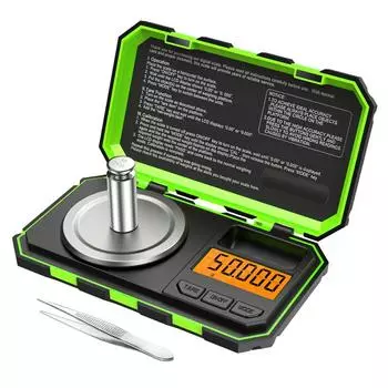 0,001 г 50 г Мини цифровые весы ювелирные миллиграммовые весы портативные кухонные весы для выпечки с калибровочным грузом