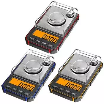 0,001 г/50 г ювелирные изделия, золотые драгоценные камни, весы, нержавеющая сталь, прочные для взвешивания и подсчета C