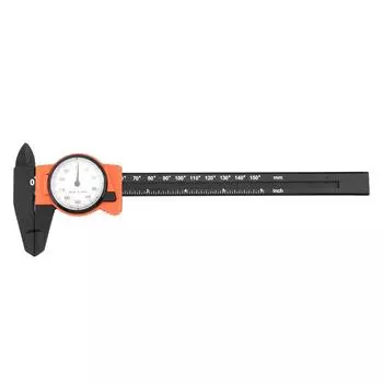 0,01 мм Высокое разрешение Ударопрочный металлический циферблат Штангенциркуль Нержавеющая сталь Глубина Диаметр Штангенциркуль