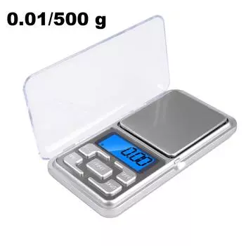 0,01X200 г/300 г/500 г мини цифровые весы с ЖК-дисплеем электрические высокоточные весы для ювелирных изделий золото травы взвешивание еды грамм Max 500g