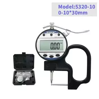 0-10 0,01 мм цифровой микрометр толщиномер кожи толщина быстрый дисплей данные для большого ЖК-экрана трубки толщиномер