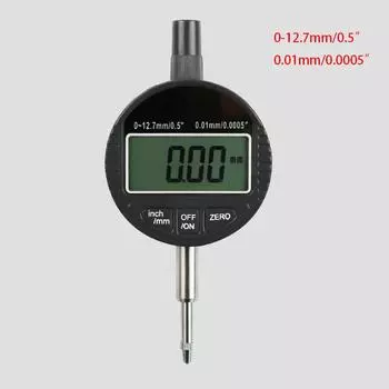 0-12,7 мм/0,5 0-25,4 мм/1 Диапазон Цифровой Индикатор Циферблата Прецизионный Инструмент 0,01 мм/0,0005 0,0001 мм/0,00005 Тестер Инструменты