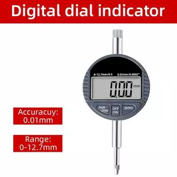 0-12,7 мм/0,5 0-25,4 мм/1 Диапазон Цифровой Индикатор Циферблата Прецизионный Инструмент 0,01 мм/0,0005 Тестер Инструменты