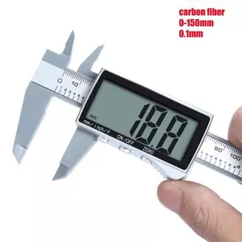 0-150 мм металлический штангенциркуль HD полноэкранный электронный штангенциркуль с большим экраном дисплей точный измерительный инструмент