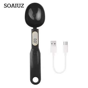0,1 г-500 г USB зарядка цифровые мерные ложки кухонные электронные ложки весы грамм пищевые весы ложка для взвешивания с ЖК-дисплеем