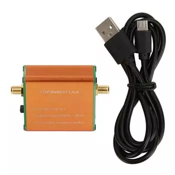 0,1 МГц6 ГГц полнодиапазонный малошумящий усилитель Профессиональный 20 дБ высокочастотный предусилитель мощности LNA