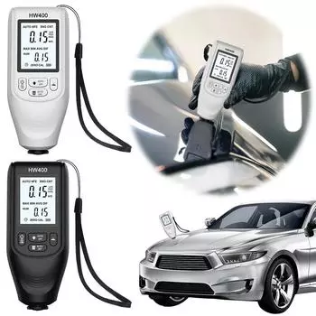 0-2000UM цифровой толщиномер автомобильной краски FE/NFE измеритель толщины краски автомобильный измеритель толщины краски белый