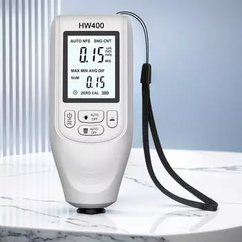0-2000UM цифровой толщиномер покрытия высокой точности FE/NFE измеритель автомобильной краски разрешение 1um инструменты для измерения покрытия автомобиля белый