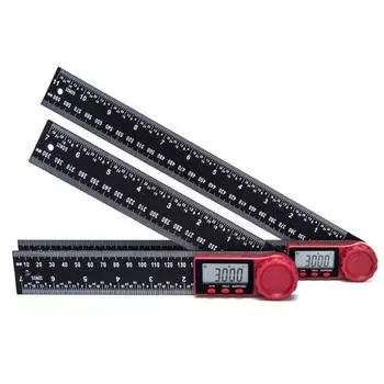 0-200/300 мм цифровой ЖК-измеритель угла, транспортир, гониометр, измерительный инструмент