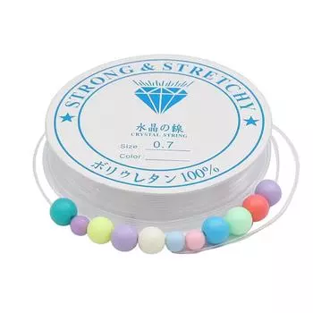 0,25-08 мм рыболовная проволока с плоским колесом, прозрачная неэластичная кристаллическая проволока для изготовления ювелирных изделий, леска «сделай сам» 0.25mm*80m чистый