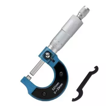 0-25 мм Механический Микро Калибр Резьбовая Шкала Прецизионный Микрометр Прецизионная Инженерия