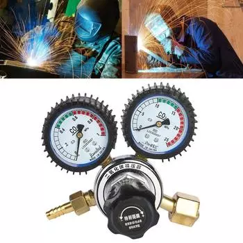 0-25 МПа аргоновый регулятор CO2 Mig Tig расходомер газовые регуляторы расходомер сварочный сварной шов двойной манометр редуктор давления метр