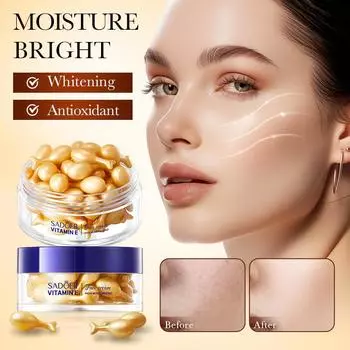 0,34 гx30 шт. Примула вечерняя, витамин Е, высокоувлажняющая эссенция, увлажняющий крем 0.34gx30pcs