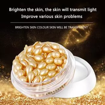 0,34 мл X 30 зерен, фуллереновая плацента, сыворотка для лица, эссенция, увлажняющая, увлажняющая, вакуумная упаковка, укрепляющая, эластичность, повышающая уход