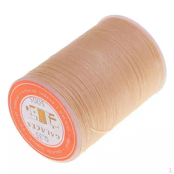 0,35 мм прочная круглая вощеная нить, восковая нить, кожаная швейная строчка, ювелирное ремесло Light Brown