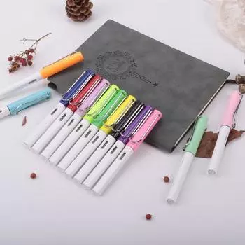 0,38 мм перьевые ручки креативные полые пластиковые ручки EF с гладкими ручками для письма для школы